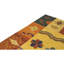 Tapis beige / vert / rouge en laine noué à la main 6 pi 2 po x 8 pi 11 po