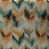 Or / polyester bleu sarcelle