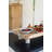Kalalou Rectangular Wood Serving Board 6"H, Natural Handcrafted Unfinished GIANT MINDI WOOD CHARCUTERIE BOARD