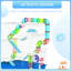 Très grand hamster 23 po - 5 avec tubes et tunnels, poignées portatives, roue d'exercice, bouteille d'eau, plat à nourriture, cage bleue de 5 étages