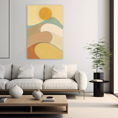 Art abstrait et mirage brun I