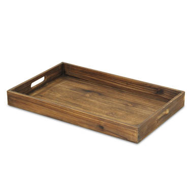 Union Rustic Leisha Solid Wood Decorative Tray & Reviews