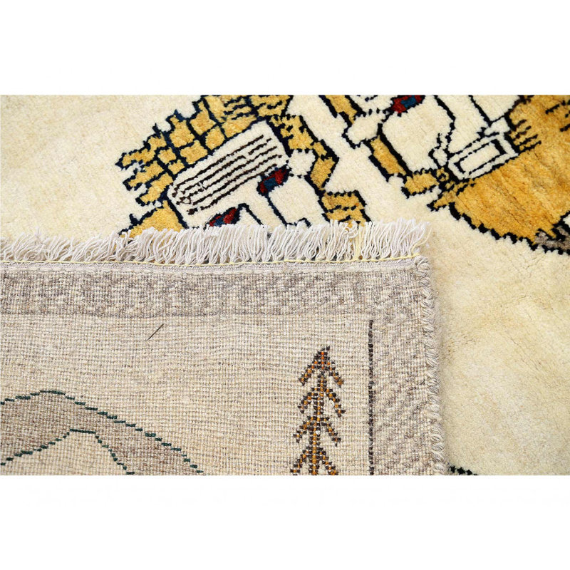 Wolfy One-of-a-Kind 3' X 5'4'' Hand Knotted Area Rug
