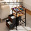 48cm W Manufactured Wood Bedside Table