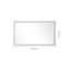 Miroir de salle de bain mural 60 * 36 avec éclairage à DEL élevé et anti-buée