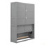 Lit escamotable double pleine grandeur avec tablettes-1738080055