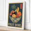 Fruit Bowl, Art Deco - Wrapped Canvas-866952945-866952947