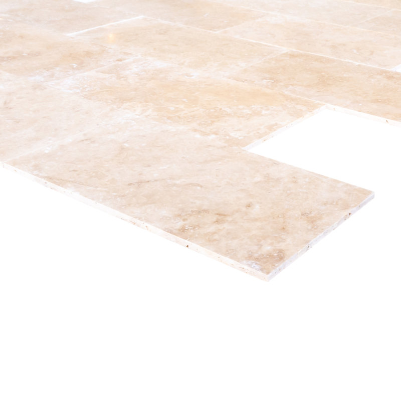 Travertine Stone Look Wall & Floor Tile, 12" W x 24" L