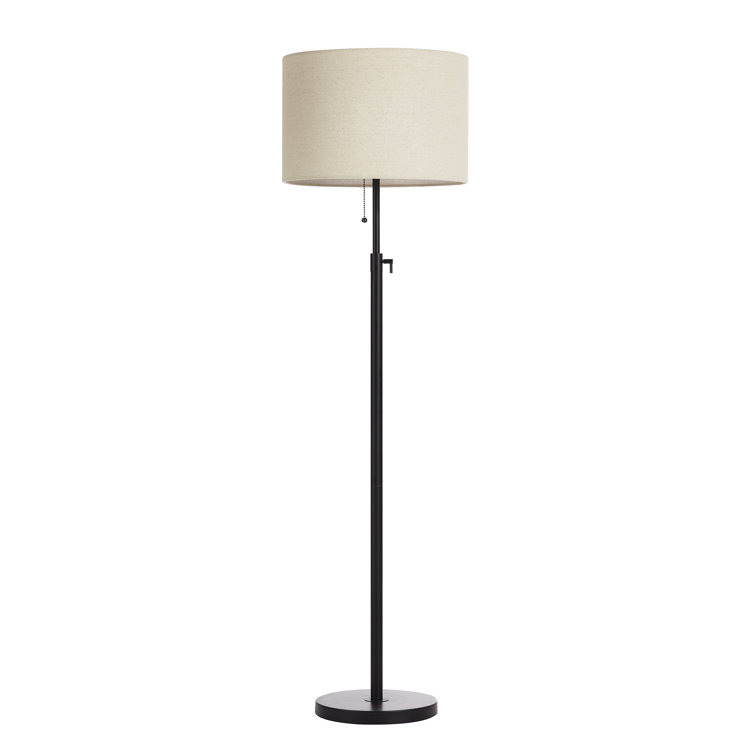 64.5'' Black Adjustable Floor Lamp