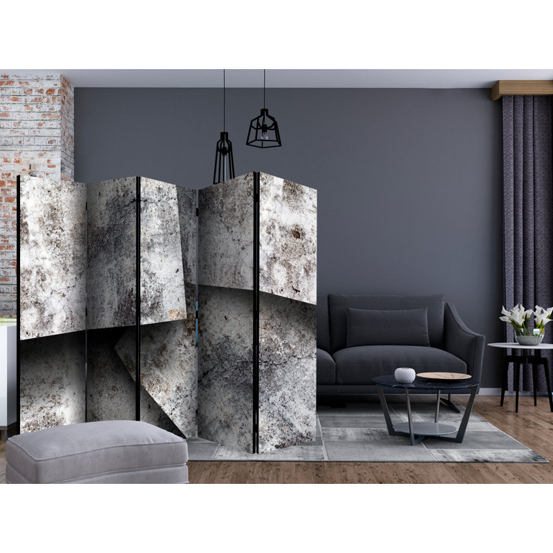 Browder 172cm H Folding Room Divider, 5