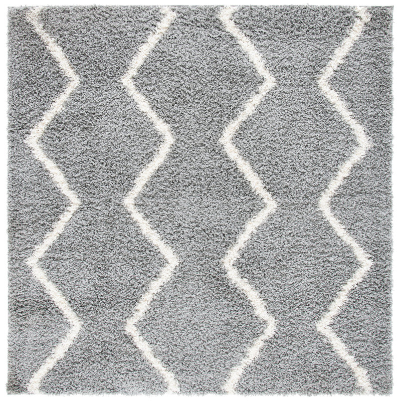 Venus Shag 500 Performance Geometric Rug, Square 6'7"