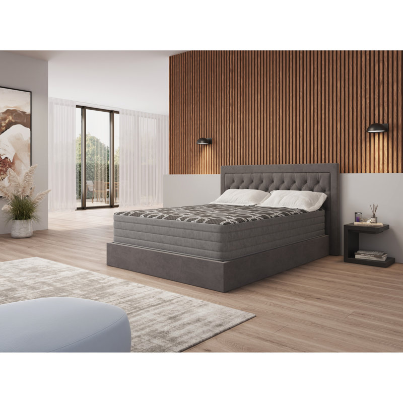 Matelas simple en mousse 12 po à plateau lisse, confort moyen. Système de couchage glacière avec housse de glace. Cuivre fondu, gel, argent, graphite de 2 po pour une meilleure circulation de l'air. Base HD. Mousse, sécuritaire et. Réglable