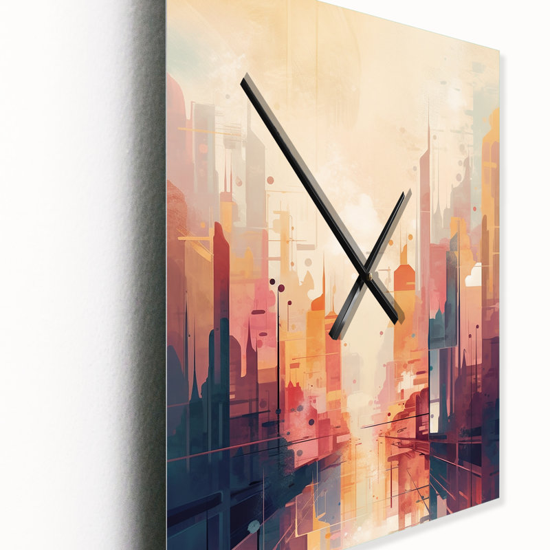 Horloge murale Jasyn, H 32 po x l 24 po x P 1 po