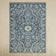 Addie Oriental Hand-Knotted Wool Area Rug in Azure