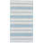 Aariz Striped Handmade Outdoor Turqoise/White Area Rug-26642804
