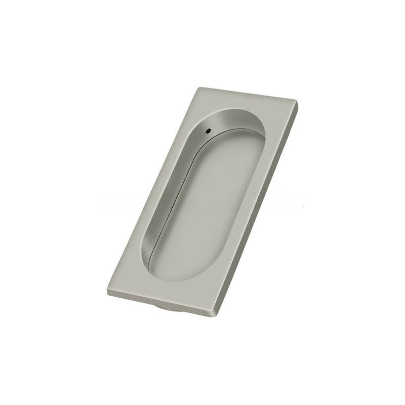 Poignée encastrée Deltana, Nickel brossé