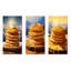 3 pièces sur toile - Pancake Peaks-40590299-40590296
