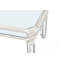 Table basse à miroir avec pieds robustes