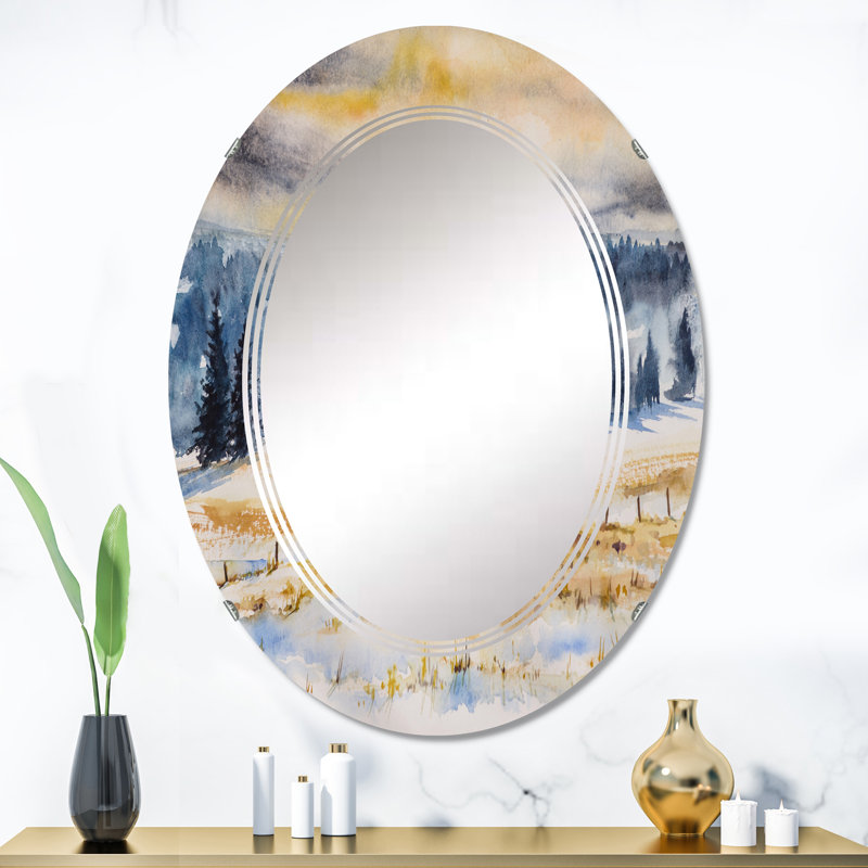 Oval Mirror, 36" x 24"