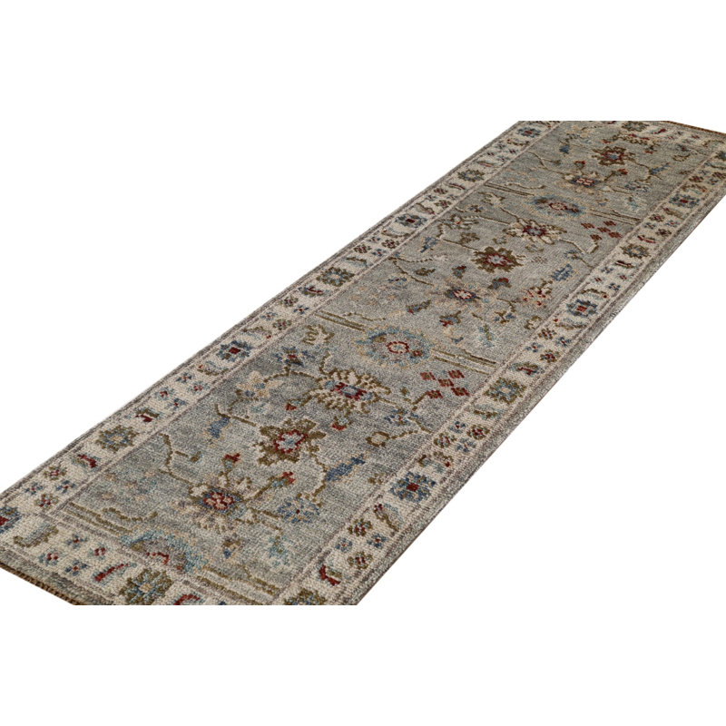 Oriental Area Rug in Gray