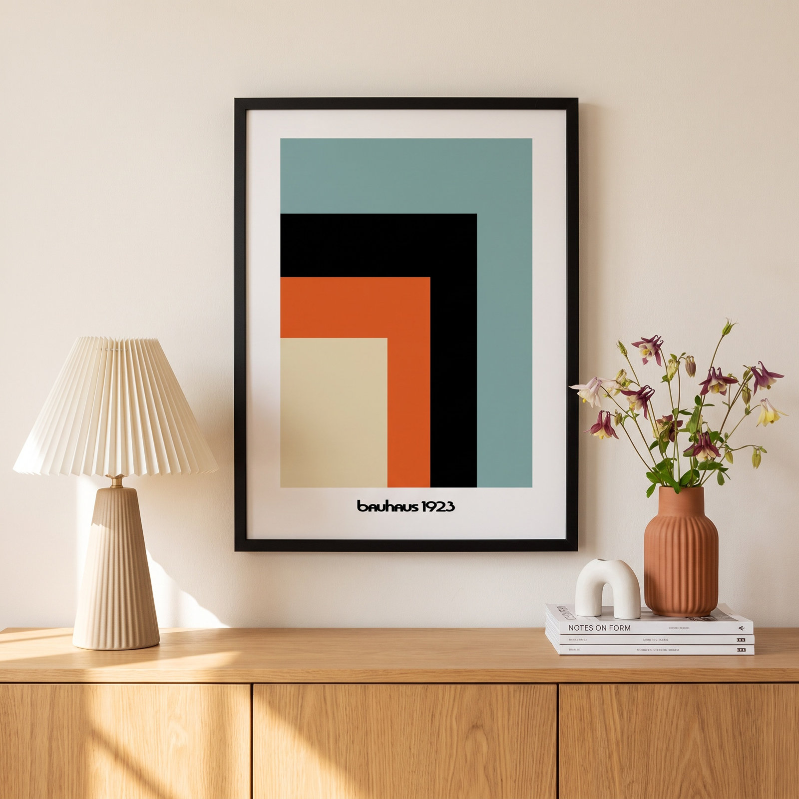 Bauhaus 1923 Print, 11" W  x 14" H