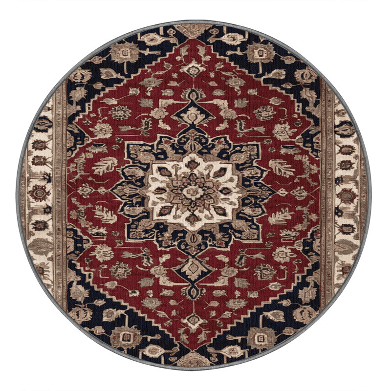 Machine Washable Persian Gray Area Rug, Rectangle 3' x 5'
