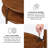 Fontaine Solid Wood Coffee Table-1025896675