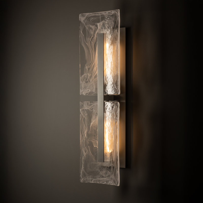 Arc Tall Outdoor Wall Sconce, Coastal Burnished Steel