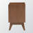 Waverly 3-Drawer With Cut-Out Handles Brown & White Nightstand, 24.7" H X 16.5" W X 15.47" D