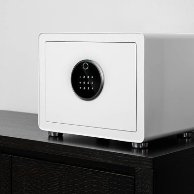 Modern Minimalism Design Biometric Fingerprint Touch Screen Safe,  Auto-Open Safe Box with Digital Virtual Password -  DEBLIT, Z099MZKTQZ