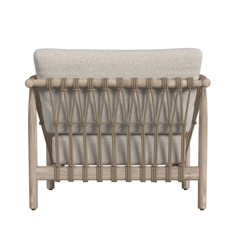 Leo Outdoor Accent Chair Taupe
