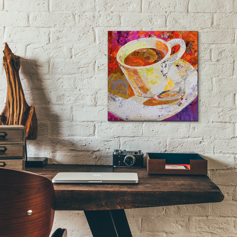 «Cafe Au Lait» par St. Hilaire Elizabeth, H 12 po x l 12 po x P 0,13 po