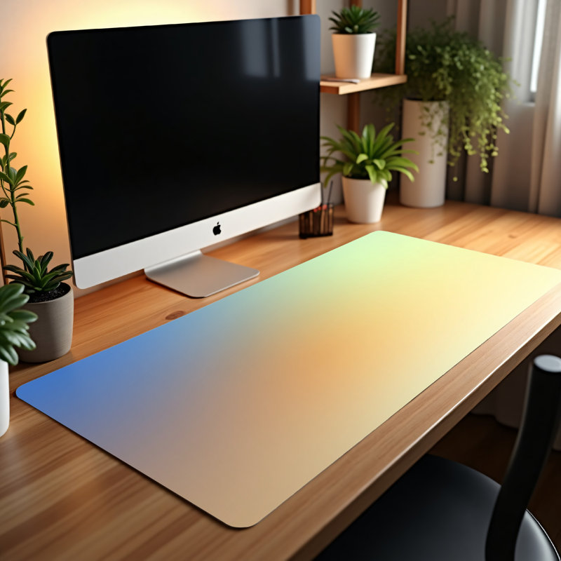 Polyester Desk Pad, 23.6x13.8