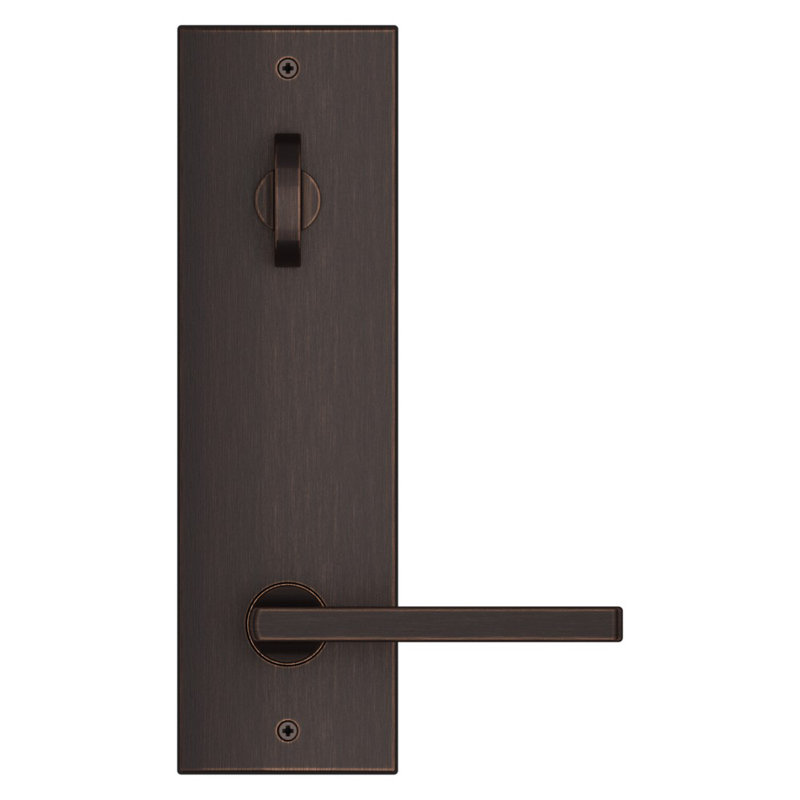 Santa Cruz Handleset, Square Lever, Venetian Bronze, 2.69" W x 2.41" D