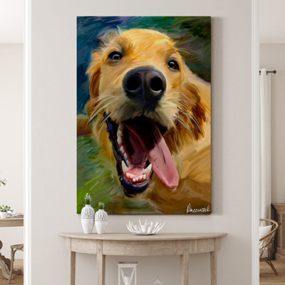 « Golden Tongue », reproduction d’art sur toile tendue