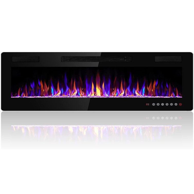 Deleo Ultra-Thin and Silence Linear Wall Mounted Electric Fireplace