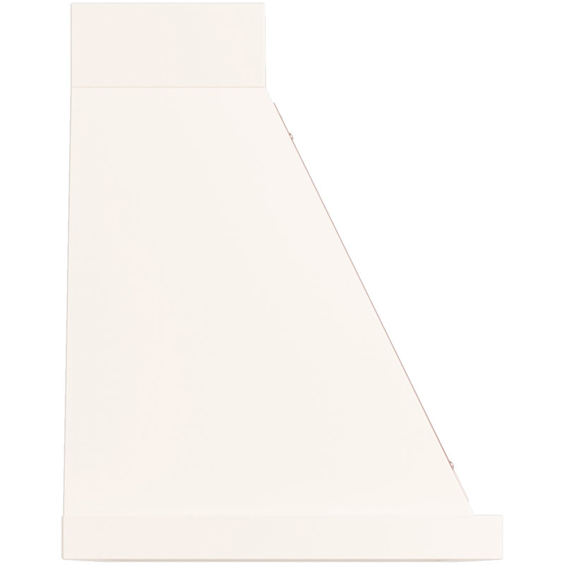 ILVE Nostalgie II Series Noblesse 40 inch Wall Mount Range Hood with 600 CFM, Antique White/Copper