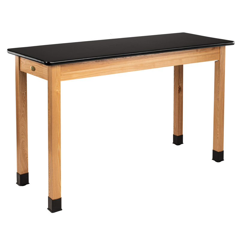 Black High Pressure Laminate Rectangular Science Table