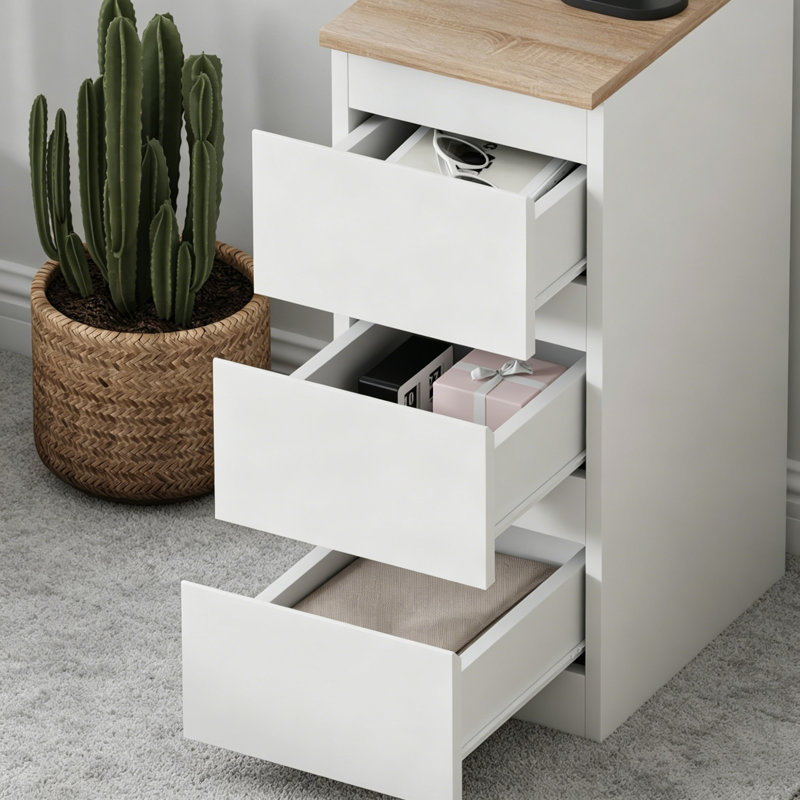 25cm W Bedside Table