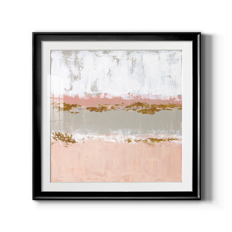 Sedona Sunrise - Single Picture Frame Painting on Canvas, Black Framed Paper, 16" H x 16" W x 1" D