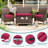 3-Piece Outdoor  Cushion  Covers Set(1 Big Cover+2 Small Covers), Covers Only-125319852