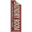 Non-Slip Rubberback Laundry Room Runner Rug, Red