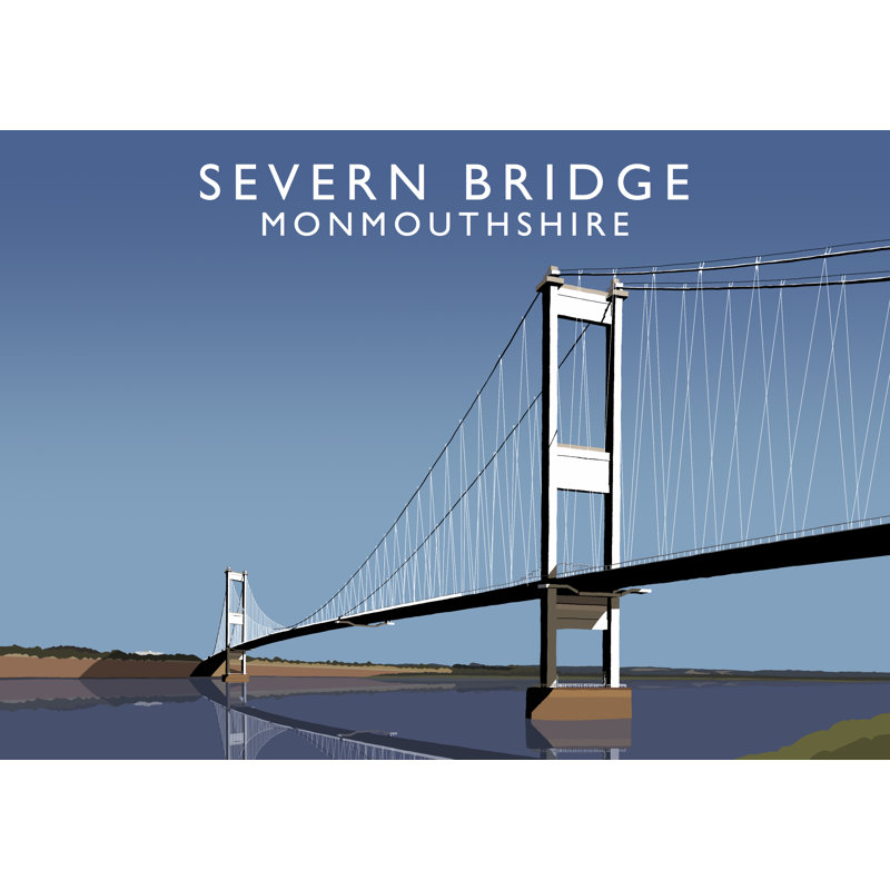 'Severn Bridge' by Richard O'Neil - Print, No Frame, 30 cm H x 40 cm W x 1 cm D