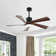 52" 5-Blade Modern LED Ceiling Fan with Light Kit and Remote Control