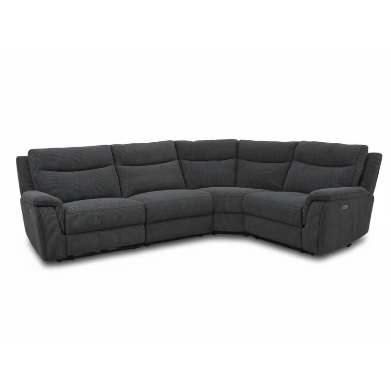 Maverick 4 Seater Woven Power Recliner Sofa