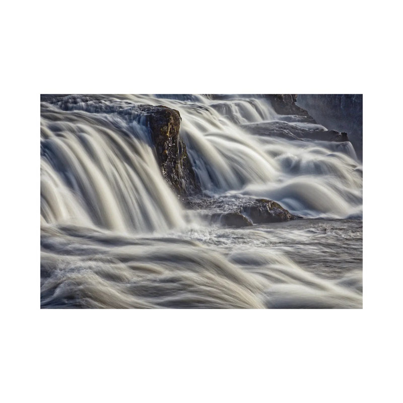 Iceland, Gullfoss, Golden Circle by John Ford - Wrapped Canvas Gallery-Wrapped Canvas Giclée, 66.04cm H x 101.6cm W