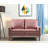 Ediline Velvet Square Arm Sofa-1860582562-1846955709