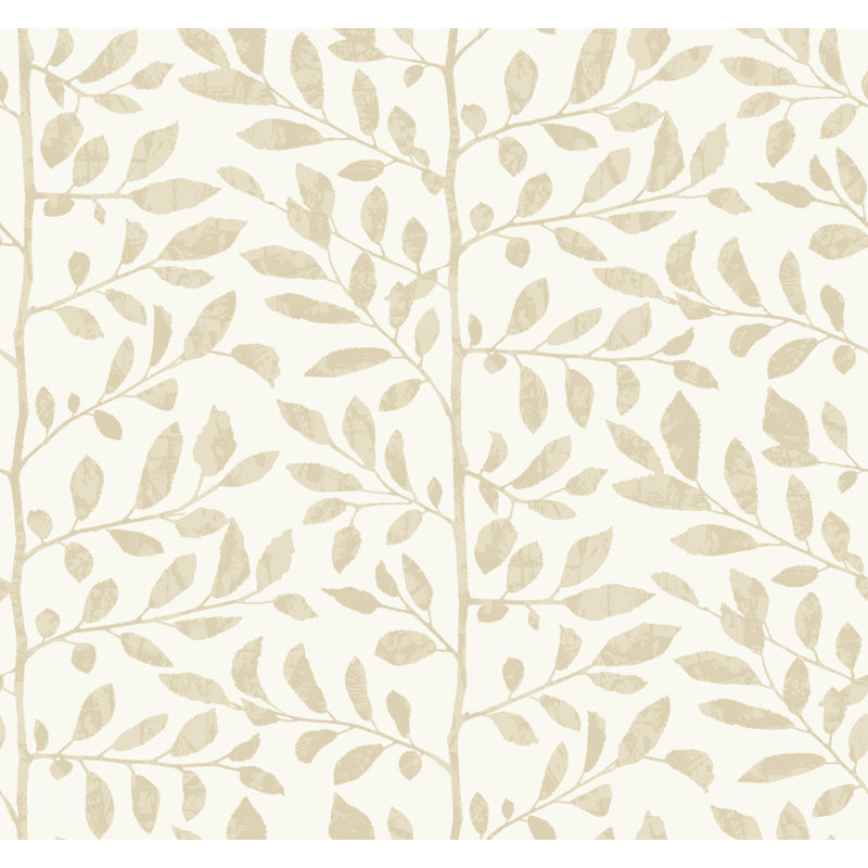 Sagecrest Platinum Sapling Wallpaper, White