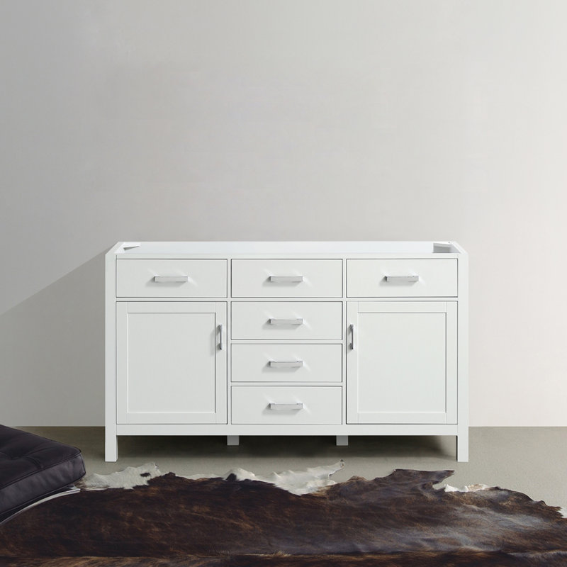 Petrel 60'' Single Bathroom Vanity Base Only, White