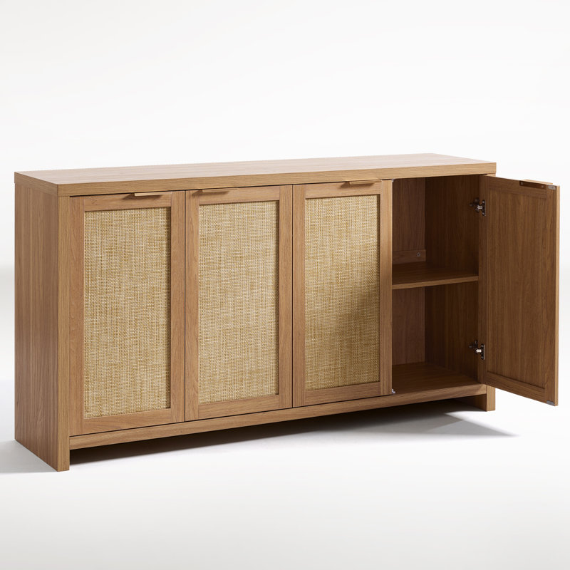 155cm Sideboard, Natural Oak